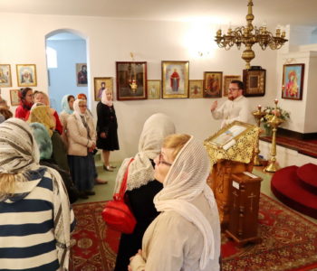 Паломники прихода храма Всех святых г. Минска посетили Покровский приход Озерицкой Слободы
